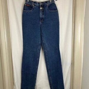 Vintage Lawman World Class Denim Jeans Wm's Jr Size 11 Western Design High Waist